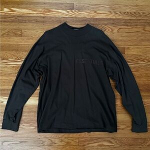 Essentials Long Sleeve Dark Gray - size Small